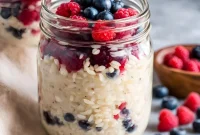 Protein-Packed Overnight Brown Rice Porridge
