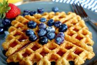 Simple Wholesome Vegan Oat Waffles