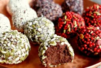 Decadent 3-Ingredient Chocolate Date Truffles