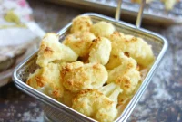 Two Ingredient Cauliflower Poppers