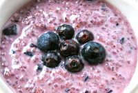 Sugar-Free Blueberry Chia Pudding