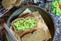 Vegan Gluten Free Oil Free Chickpea Flax Sandwich Bread