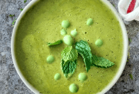 Wholesome Four Ingredient Vegan Double Pea Soup