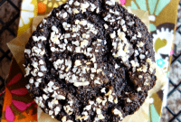 Oil Free Grain Free Vegan Sunflower Chocolate Crinkle Cookies