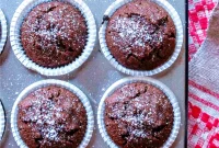 Decadent Vegan Chocolate Chickpea Muffins