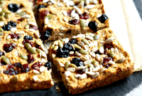 Clean Eating Vegan Coconut Flour Breakfast Bars