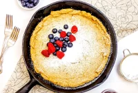 Protein-Packed Vegan Gluten-Free 5-Ingredient Dutch Baby
