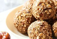 Festive Gingerbread Bliss Balls