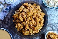 Healthy 3-Ingredient Oil-Free Peanut Butter Granola