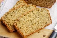 Simple Four Ingredient Gluten Free Oat Bread
