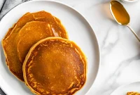 Wholesome Vegan Coconut Flour Pumpkin Pancakes Oil-Free and Grain-Free