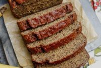 Golden Chickpea Flour Banana Bread Vegan Grain-Free Oil-Free