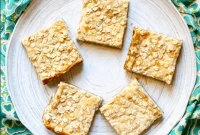 Decadent Vegan Protein Cheesecake Bars Gluten-Free