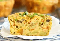 Golden Chickpea and Vegetable Frittatas