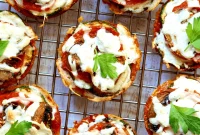 Protein-Packed Chickpea Pizza Bites