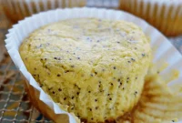 Sunshine-Kissed Grain-Free Vegan Lemon Poppy Seed Muffins
