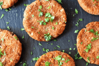Golden Baked Red Lentil Patties Vegan Grain Free