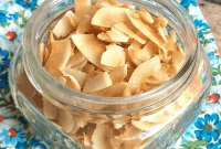 Easy Three Ingredient Coconut Crisps