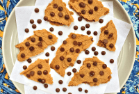 Crispy Vegan Chocolate Chip Cookie Brittle Grain Free Oil Free