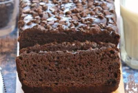 Wholesome Chocolate Chickpea Flour Banana Bread Vegan Gluten Free