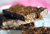 Homemade High Protein Vegan Chocolate Coconut RX Bars