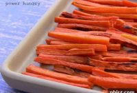Quick Healthy Roasted Carrot Fries