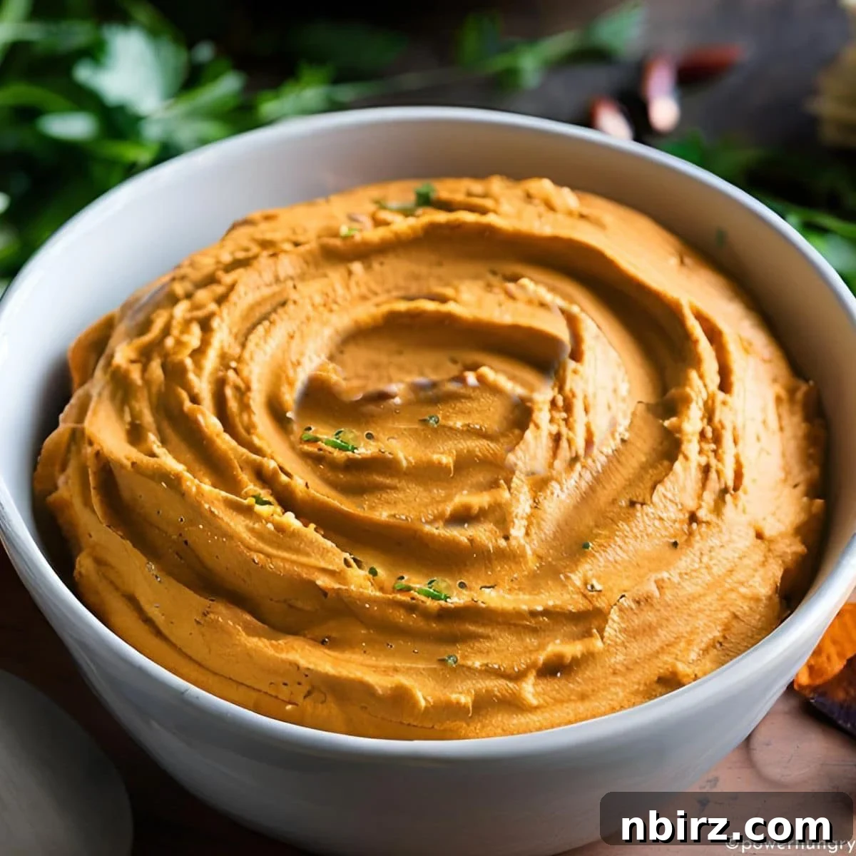 Golden Roasted Sweet Potato Hummus Chickpea-Free 5 roasted sweet potato hummus