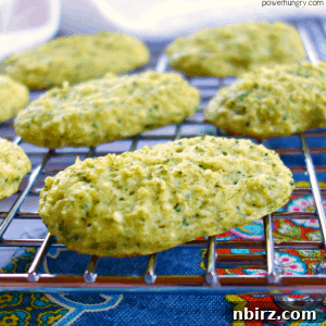 Baked Chickpea Flour Broccoli Tots