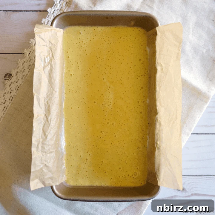 Chickpea Flour Sandwich Bread: A Savory, Gluten-Free Delight 5 Chickpea Flour Sandwich Bread batter in loaf pan