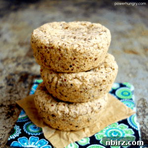Effortless 3 Ingredient Keto Vegan Almond Loaf Grain Free Oil Free 2 Delicious 3-Ingredient Vegan Almond Bread, gluten-free and grain-free, showcasing its appetizing appeal.
