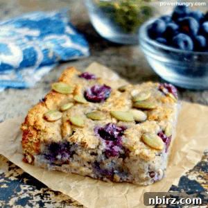 Grain-Free Blueberry Baked Porridge