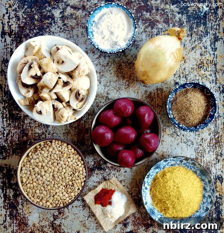 Soy-Free Vegan Beef Crumbles 7 Ingredients for easy DIY vegan ground beef