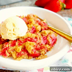 Strawberry Almond Flour Crumble