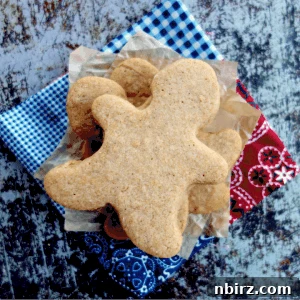 Finished Vegan Cassava Flour Gingerbread Cut Out Cookies