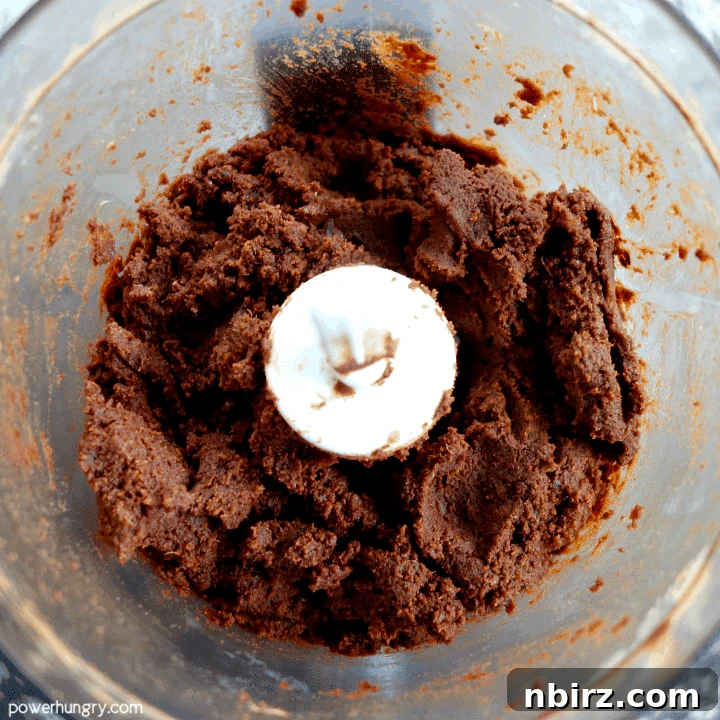 Truffle Mixture in Food Processor