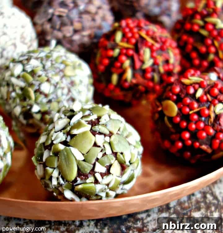 Chocolate Truffles with Various Coatings
