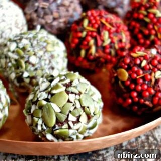 Finished 3-Ingredient Chocolate Date Truffles