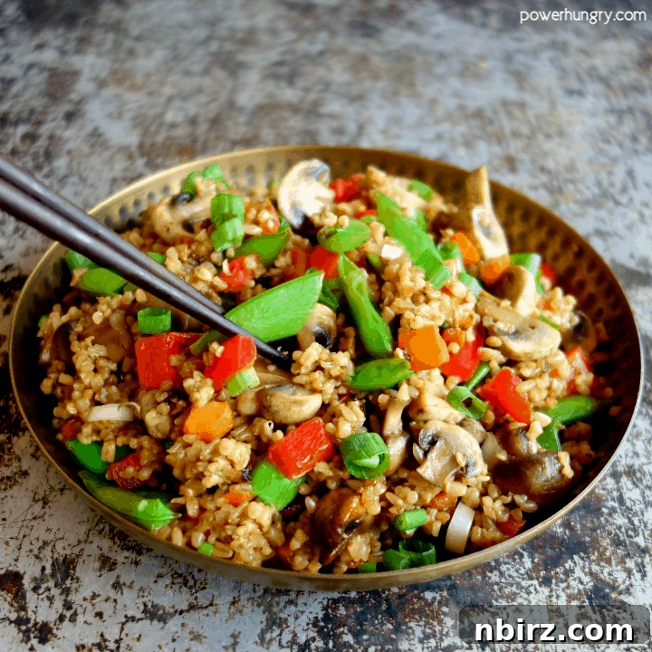 Savoury Steel Cut Oats Stir-Fry 3 Bowl of Stir-Fried Steel Cut Oats {vegan, gluten-free, easy}
