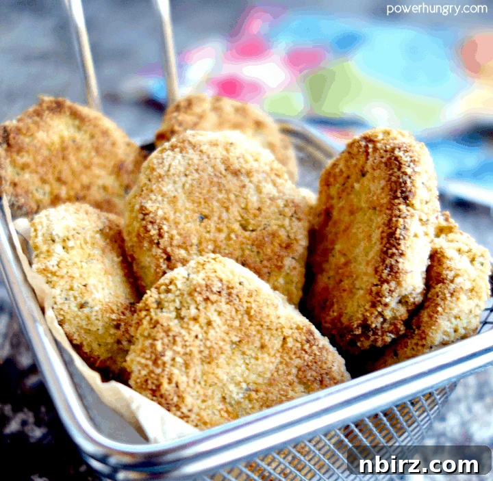 3-Ingredient Almond Flour Veggie Bites 2 Basket of 3-ingredient almond flour vegetable nuggets that are vegan, paleo, & have a keto option