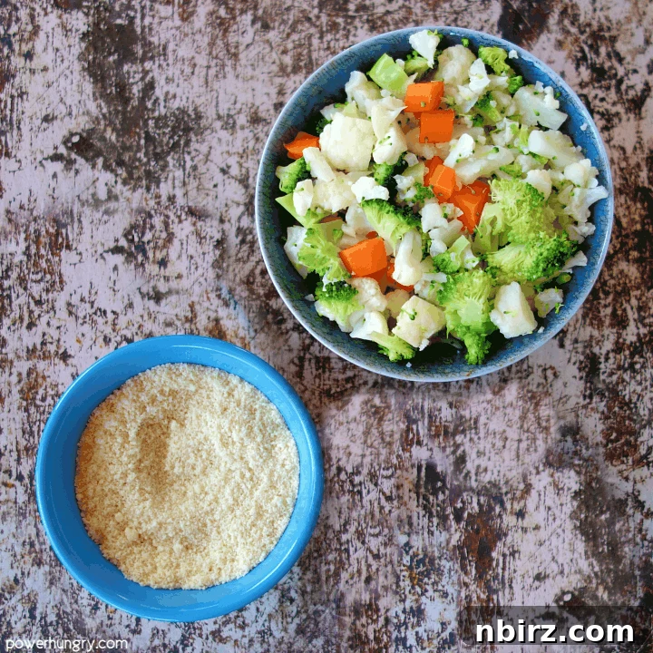 3-Ingredient Almond Flour Veggie Bites 5 3-ingredient almond flour vegetable nuggets that are vegan, paleo, & have a keto option