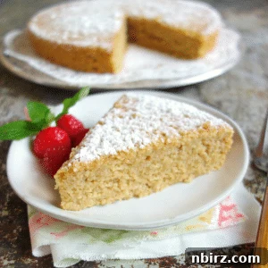 Wholesome Vegan Vanilla Almond Flour Cake 2 Vanilla Almond Flour Cake
