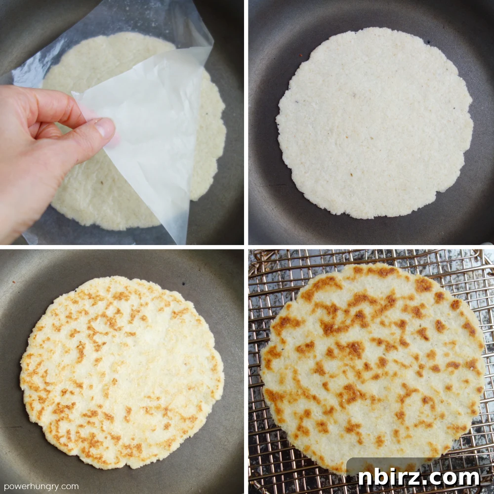 Cooking Almond Flour Tortillas