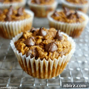 Vegan Pumpkin Baked Oatmeal Cups