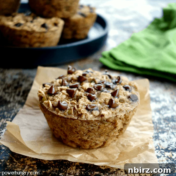 Vegan Zucchini Bread Baked Oatmeal {oil-free, GF}