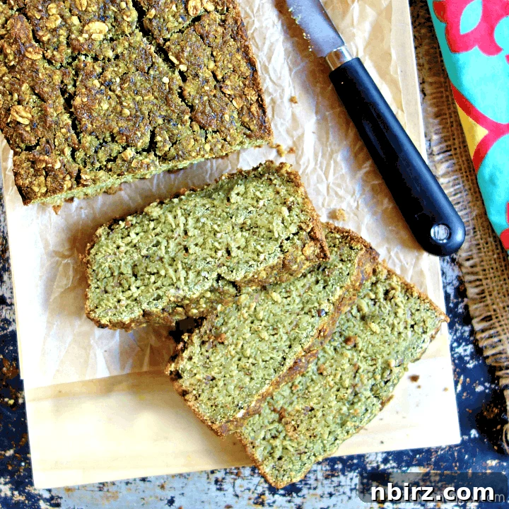 Healthy Zucchini Oat Bread {Oil-Free, Gluten-Free, Vegan}