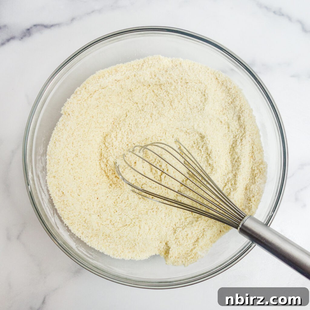 Effortless Almond Flour Scones: A Vegan & Gluten-Free Delight 6 Dry Ingredients Whisked Together