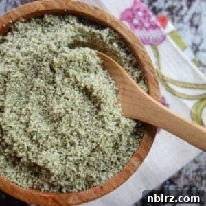 close up of a bowl of homemade pumpkin seed flour