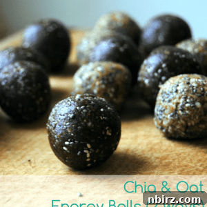 Chia & Oat Energy Balls (2 Ways)