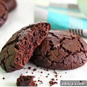 Finished Vegan Chocolate Chickpea Flour Cookies