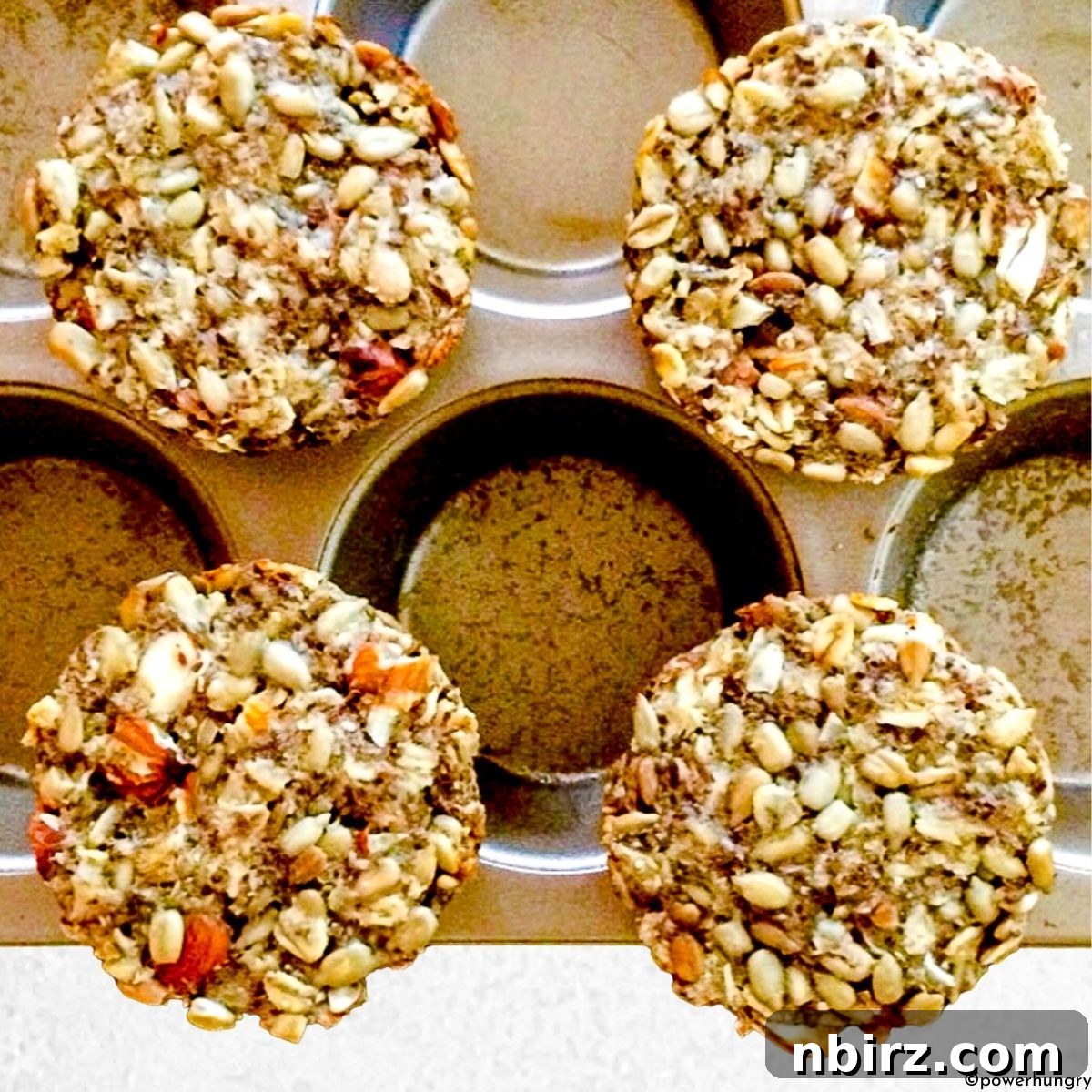 oat protein bread on top of muffin tin